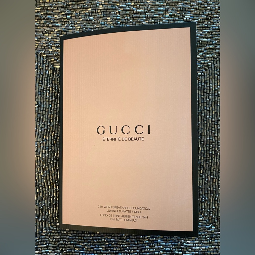 4️⃣ FOR 💲1️⃣5️⃣ GUCCI 24 Hour Full Coverage Luminous Matte Finish Foundation
